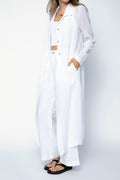 TRANSIT Duster Coat in White