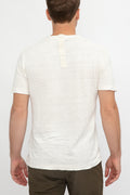 TRANSIT Linen T-Shirt in Ice