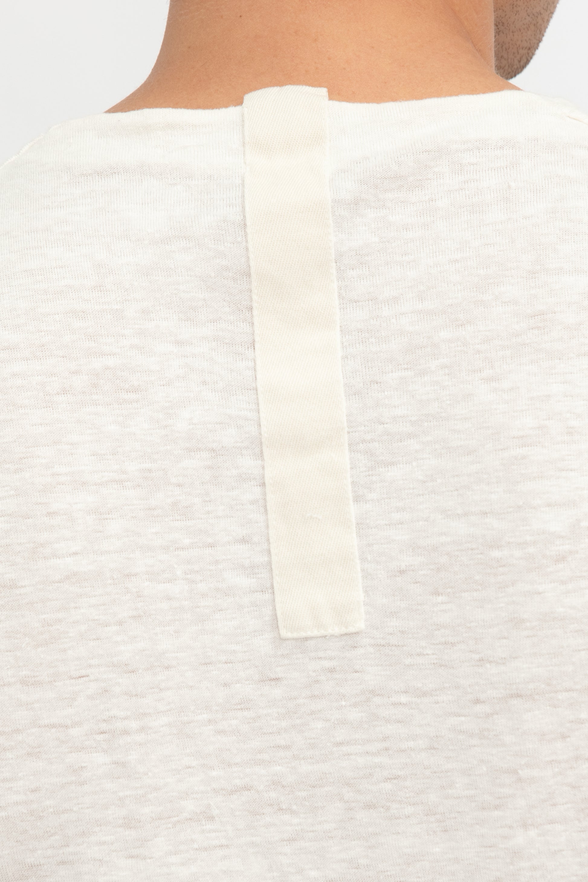 TRANSIT Linen T-Shirt in Ice