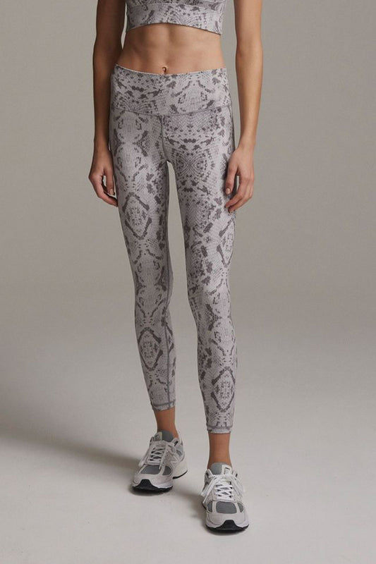 VARLEY Century Legging in Taupe Grey Snake