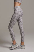 VARLEY Century Legging in Taupe Grey Snake