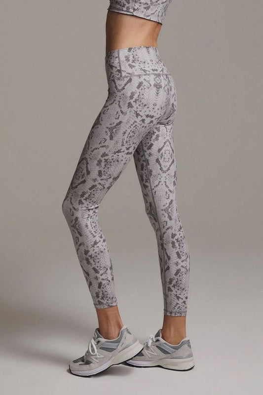VARLEY Century Legging in Taupe Grey Snake