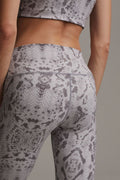 VARLEY Century Legging in Taupe Grey Snake
