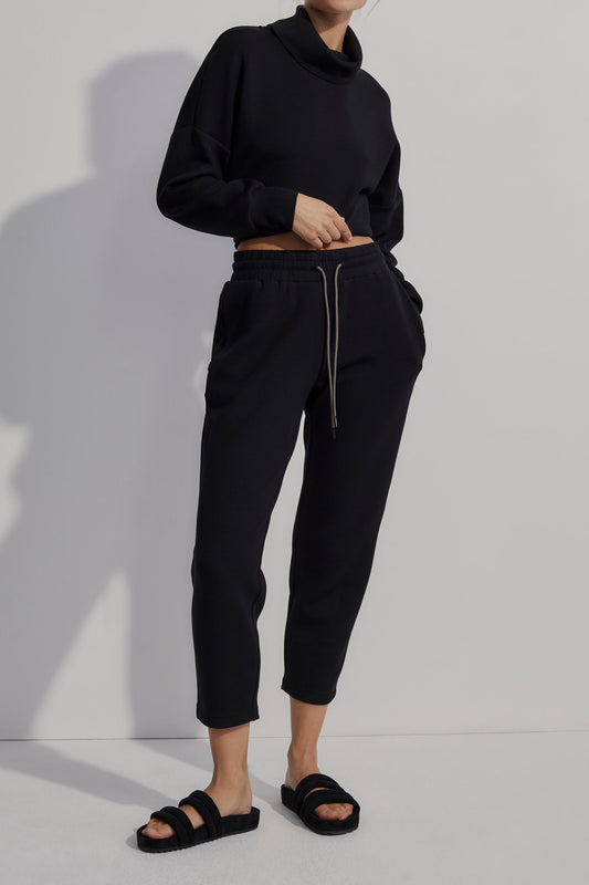 VARLEY Iowa Sweatpant in Black