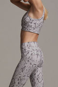 VARLEY Kellam Bra in Taupe Grey Snake