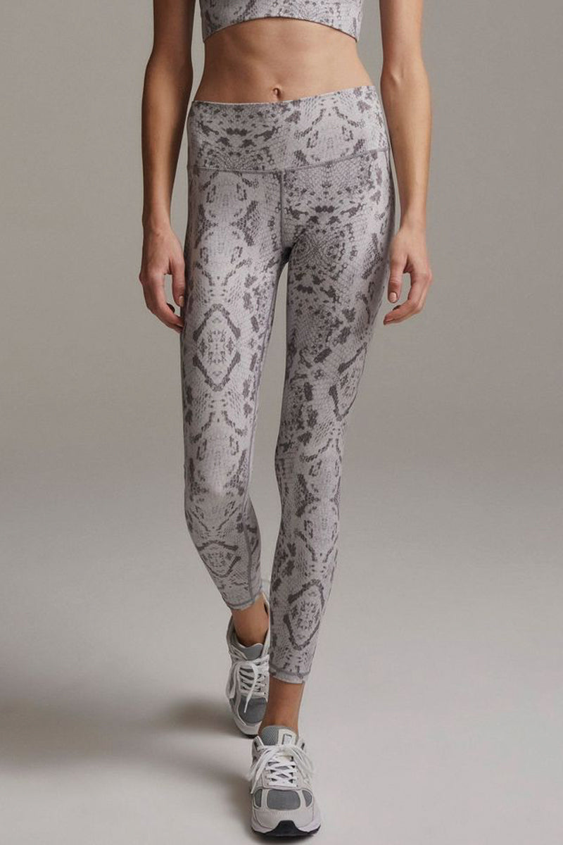VARLEY Century Legging in Taupe Grey Snake
