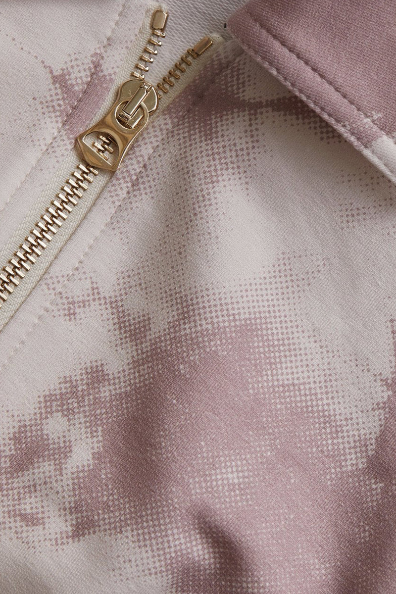 VARLEY Romero Sweat in Taupe Tie Dye