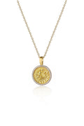 VELINA Diamond Zodiac Pendant in 18k Yellow Gold
