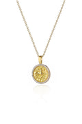 VELINA Diamond Zodiac Pendant in 18k Yellow Gold Sagittarius