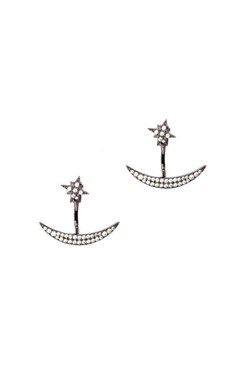 VELINA ACELINE-GUNMETAL Ear Jackets