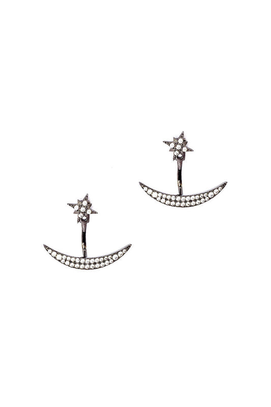 VELINA ACELINE-GUNMETAL Ear Jackets