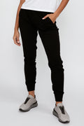 ATM French Terry Slim Sweatpant in Black