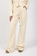 ANDREA YA'AQOV Flared Jersey Pant in Shell