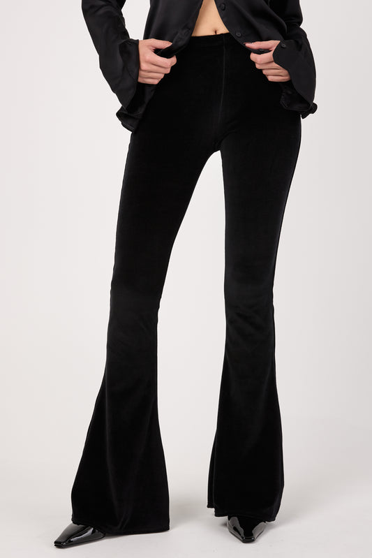 Flared Legging Pant in Black