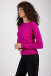 AVANT TOI Carded Pullover Sweater in Cherry