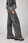 AVANT TOI Hand Painted Minibouclé Wide Leg Pant in Husky