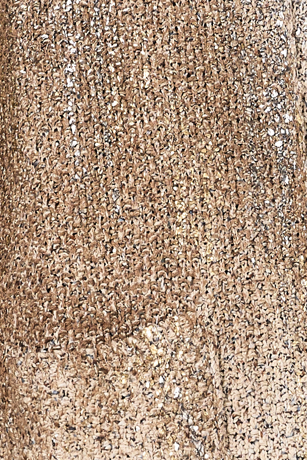 AVANT TOI Laminated Scratched Effect Cardigan in Pennellate Sughero