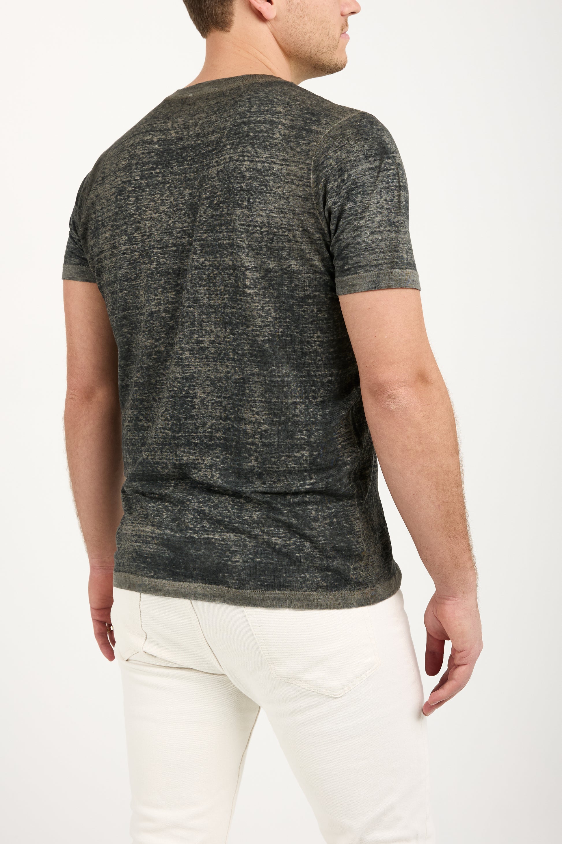 AVANT TOI Linen T-Shirt in Taupe