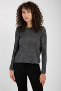 AVANT TOI Off Gauge Cashmere Pullover Sweater in Ghiaccio