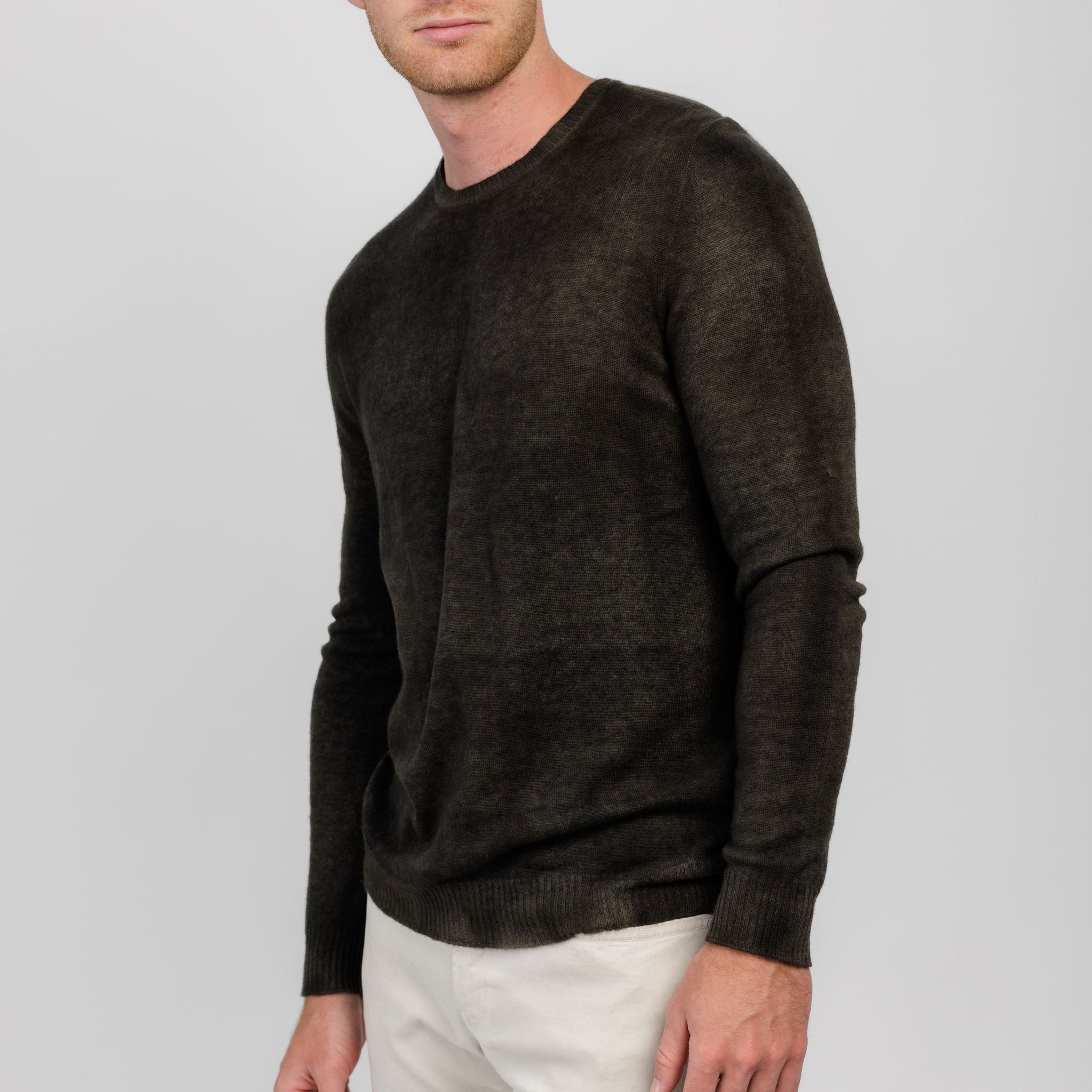 AVANT TOI Reversible Pullover Sweater in Mushroom