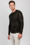 AVANT TOI Reversible Pullover Sweater in Mushroom