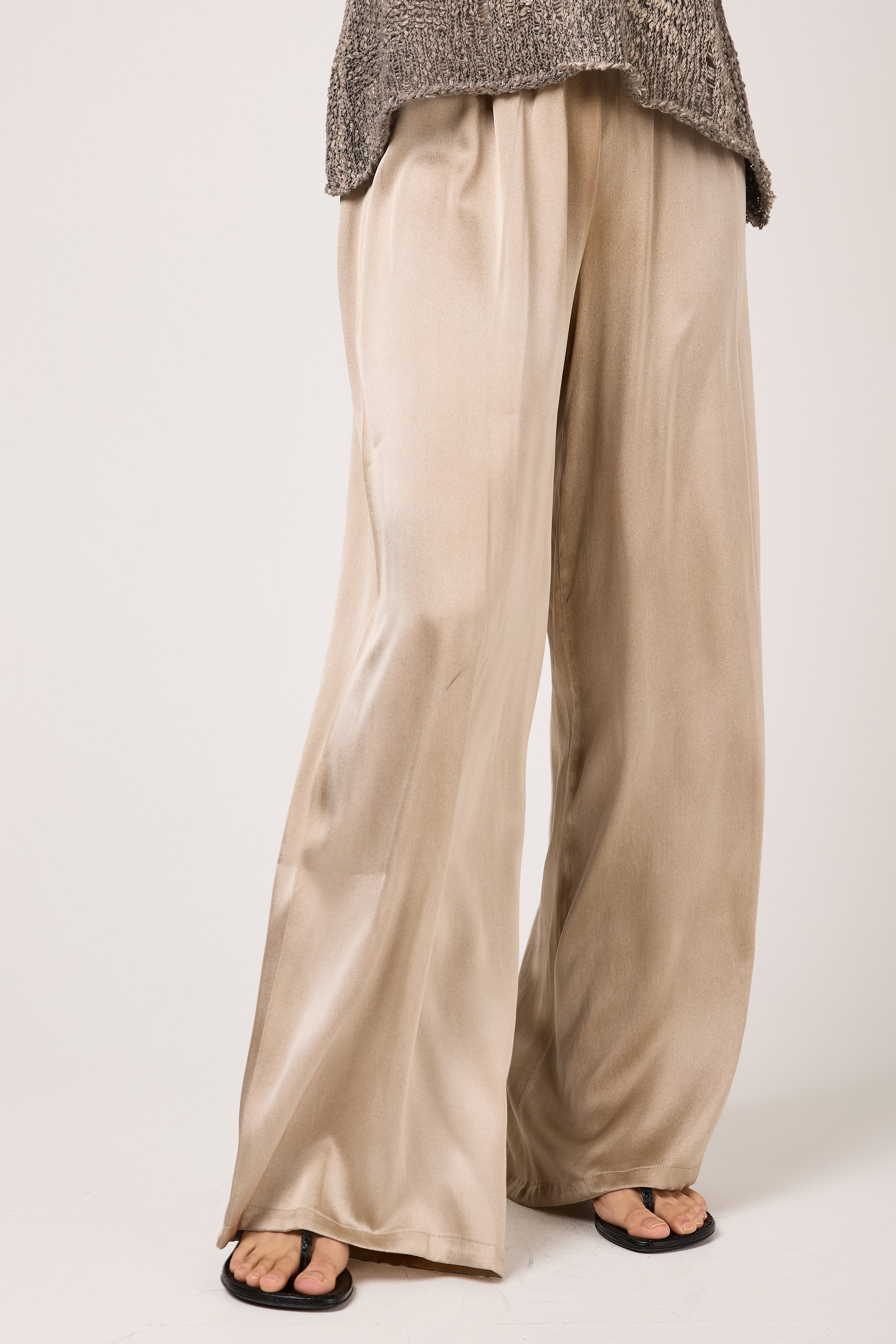 Silk Trouser Pant in Sughero