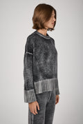 AVANT TOI Hand Painted Miniboucle' Pullover in Husky