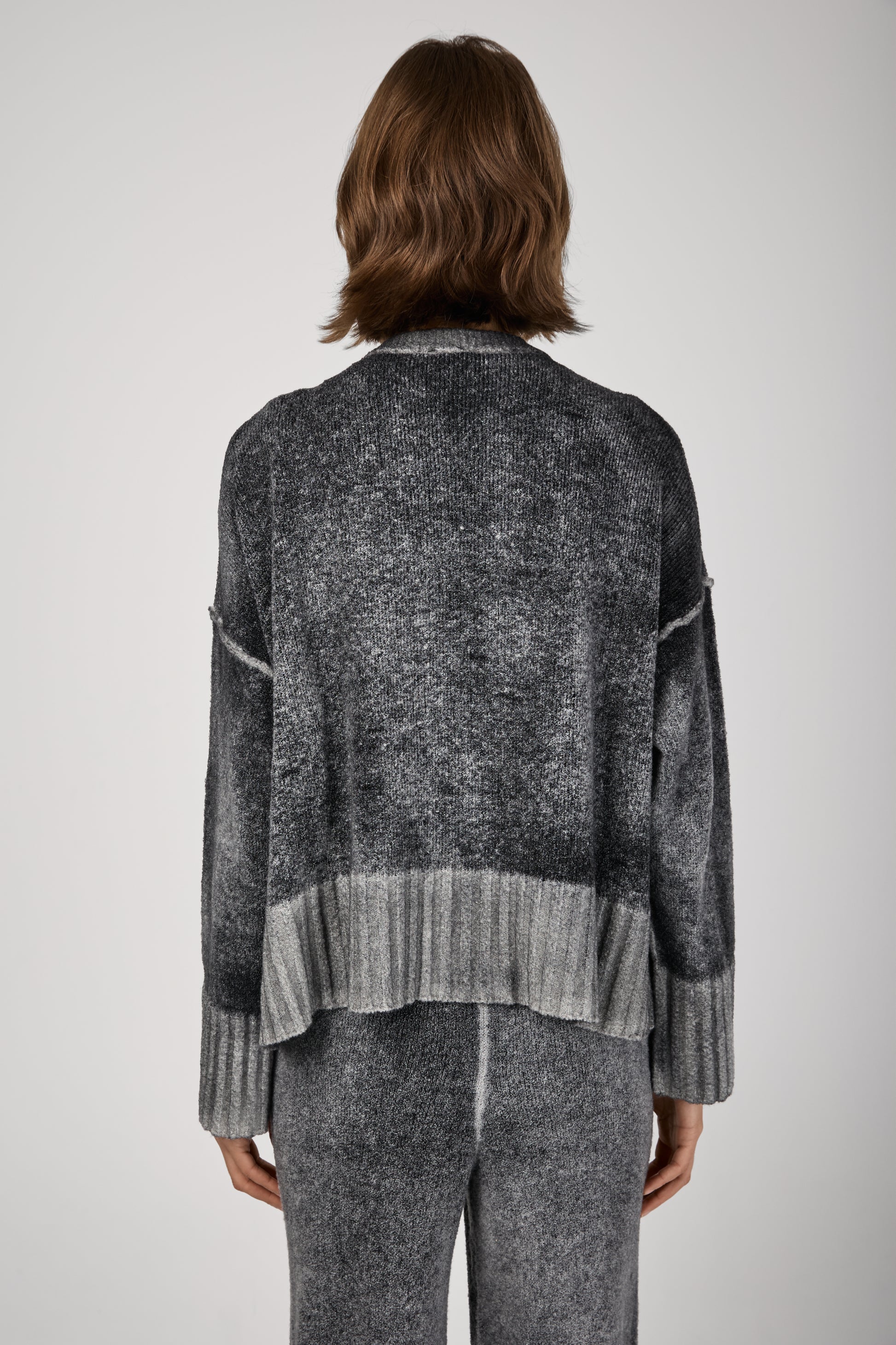 AVANT TOI Hand Painted Miniboucle' Pullover in Husky