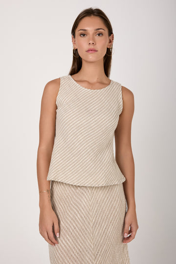 Tank Top Donatello Tela Uffizi in Naturale