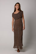 BOTTEGA DI BRUNELLA Louvre Linen Dress | Brown | T. Boutique BOTTEGA DI BRUNELLA Louvre Linen Dress | Brown | T. Boutique