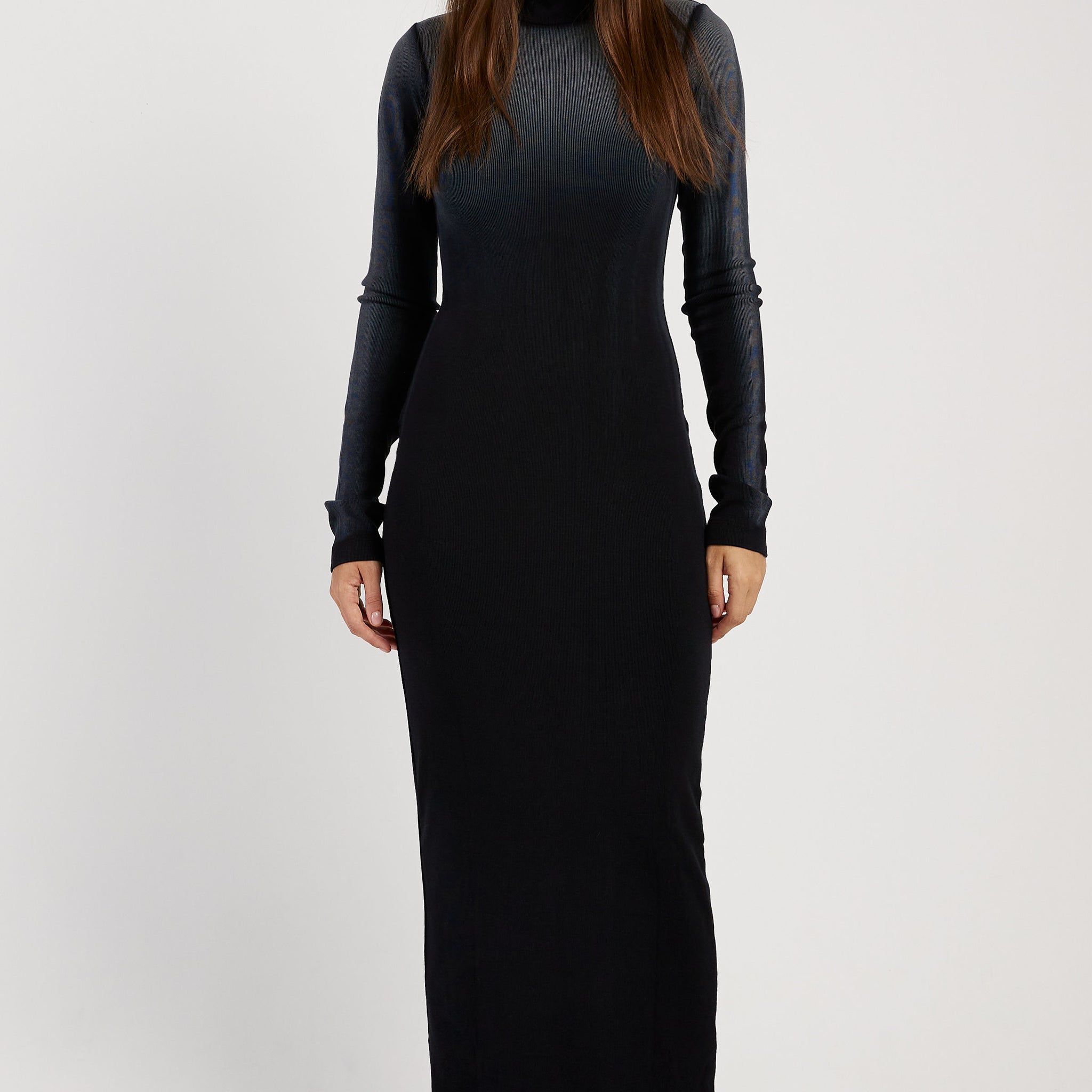 Cotton Citizen Turtleneck Maxi Dress | Black | T. Boutique Cotton Citizen Turtleneck Maxi Dress | Black | T. Boutique
