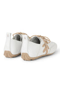 HENRY BEGUELIN Bovine Mousse Leather City Sneaker in Bianco