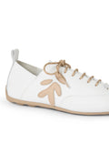 HENRY BEGUELIN Bovine Mousse Leather City Sneaker in Bianco