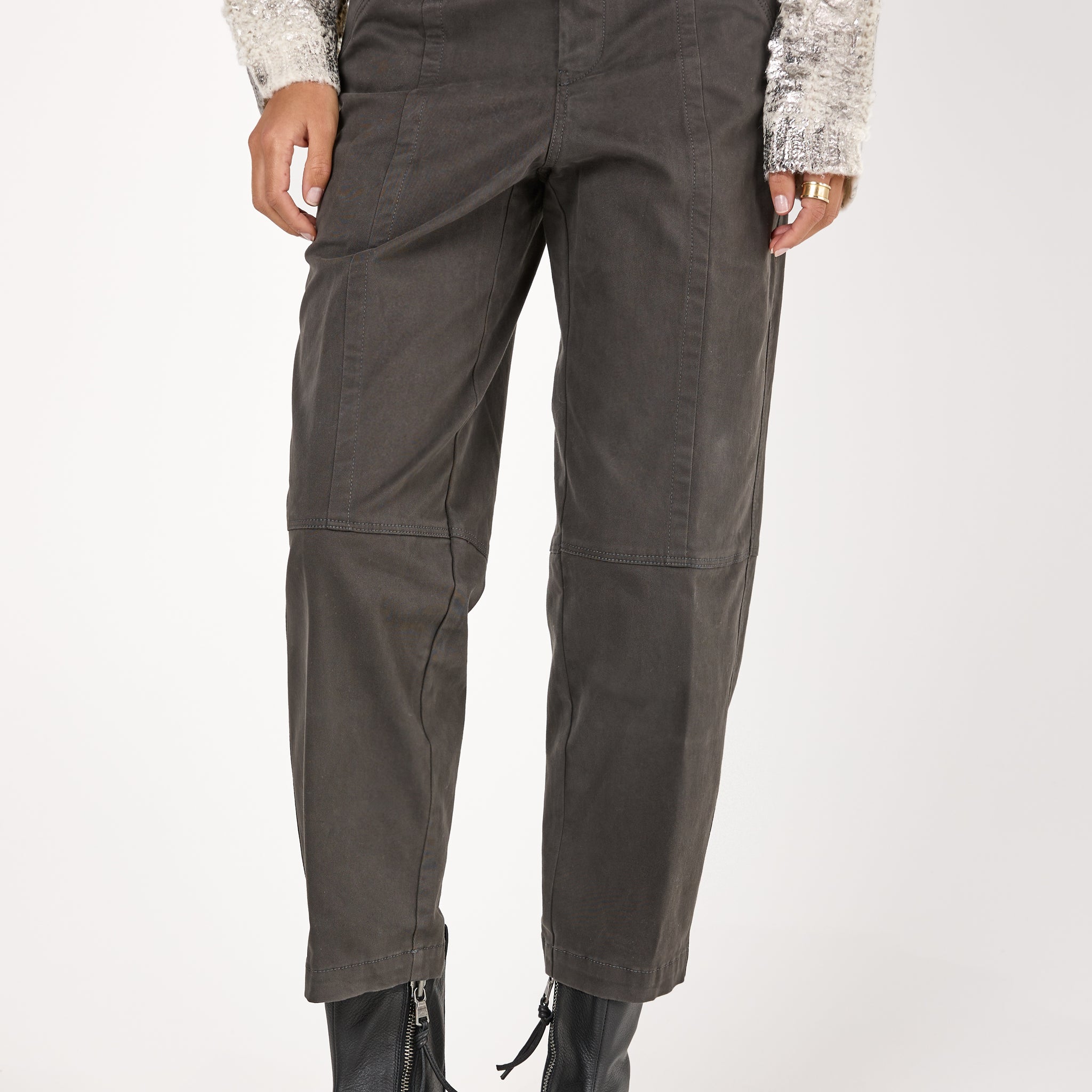 Cotton Woven Pant in Moro