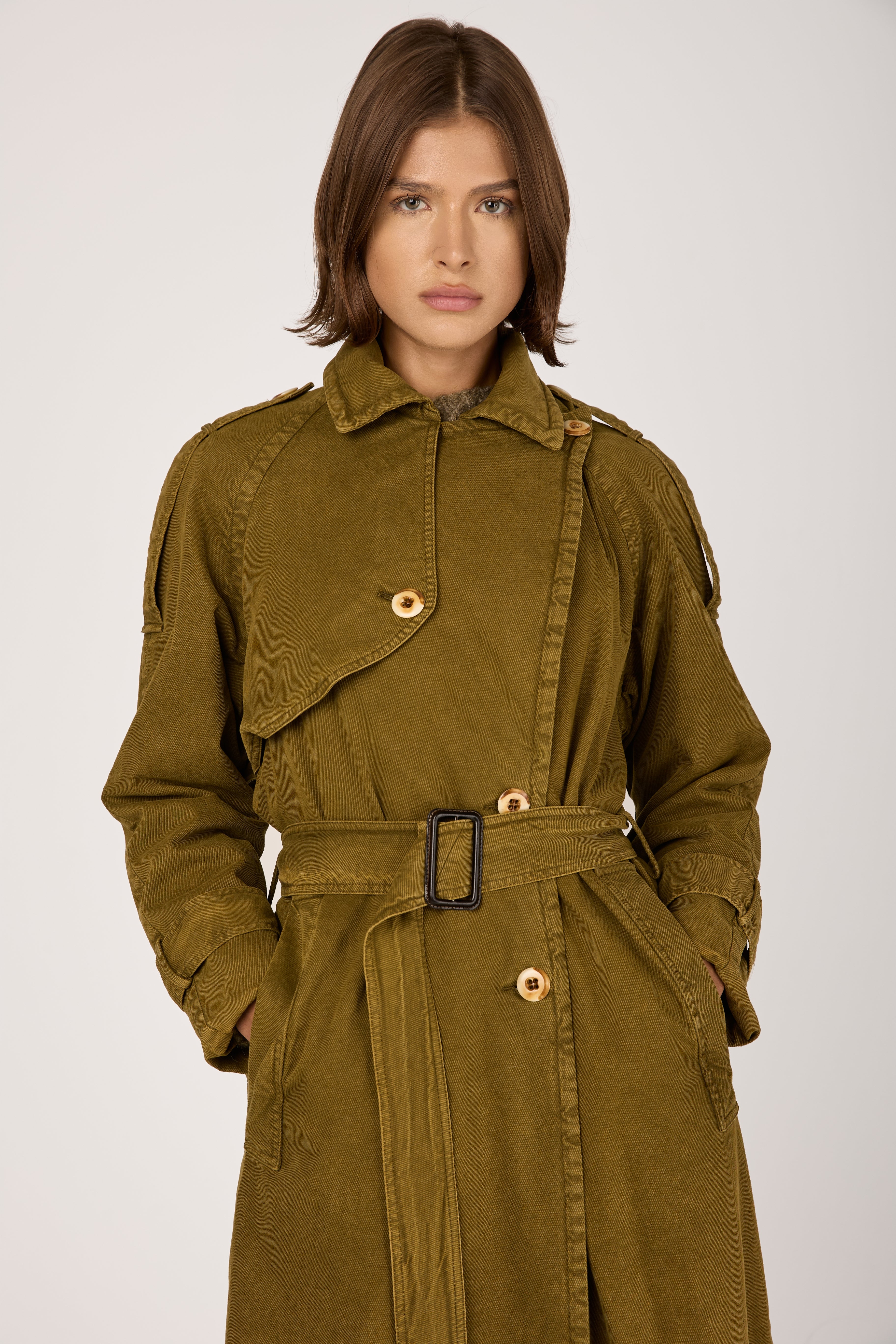 Supreme 16ss Belted Trench Coat Olive極美品 Supreme Belted Trench Coat (SS16)