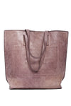 GIORGIO BRATO Leather Tote Bag in Blush