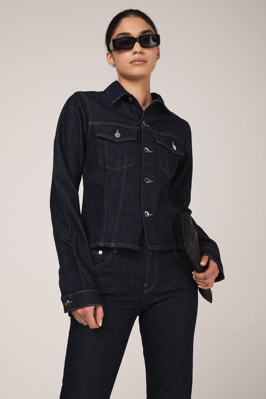 Cherry Denim Jacket in Normal Wash