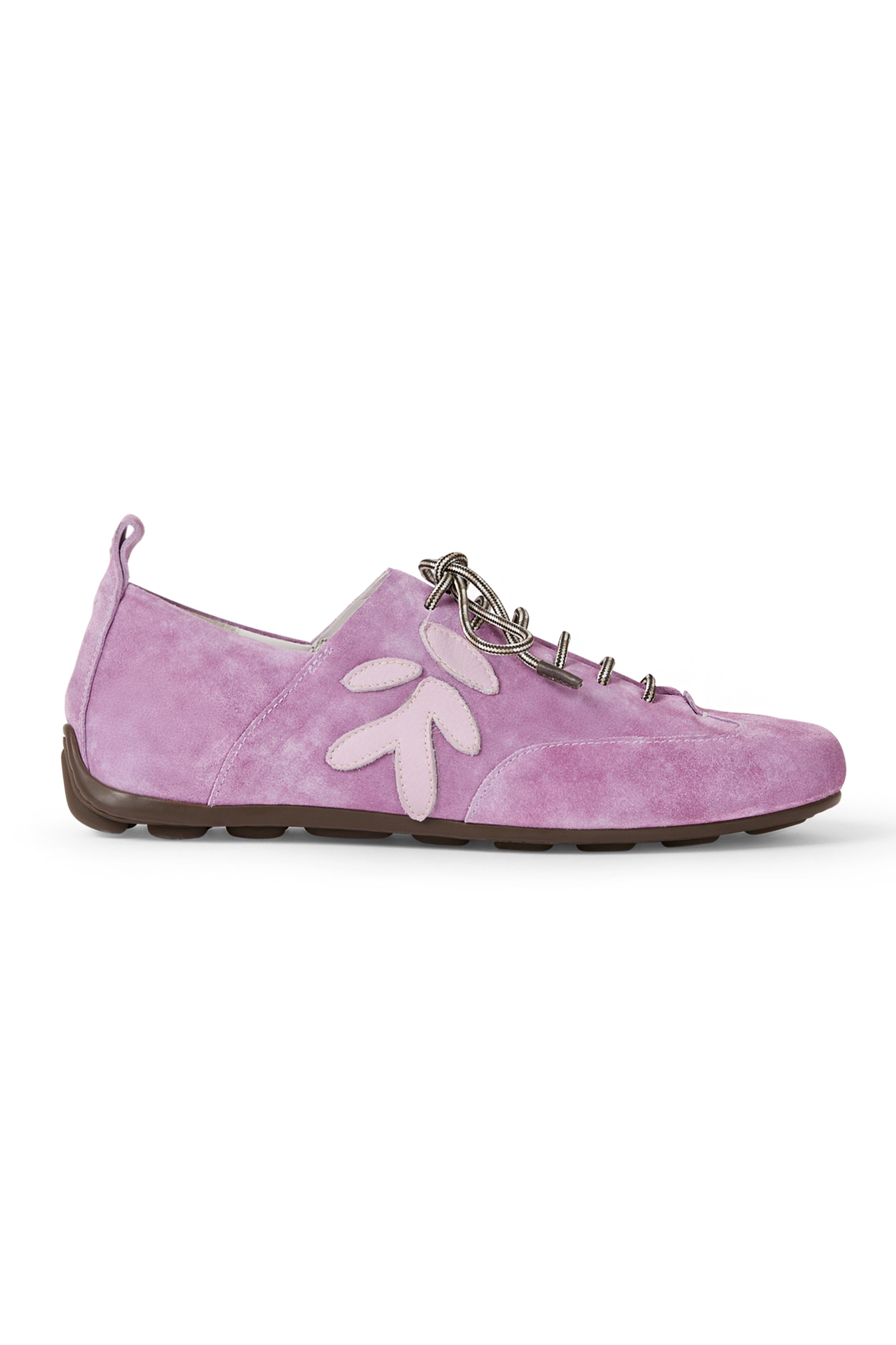 Bovine Softy Leather City Sneaker in Lilla