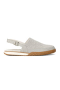 HENRY BEGUELIN Cotton Intreccio Canapa Slingback Sneaker in Polvere