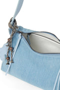 HENRY BEGUELIN Lexy Washed Cotton Denim Bag in Jeans