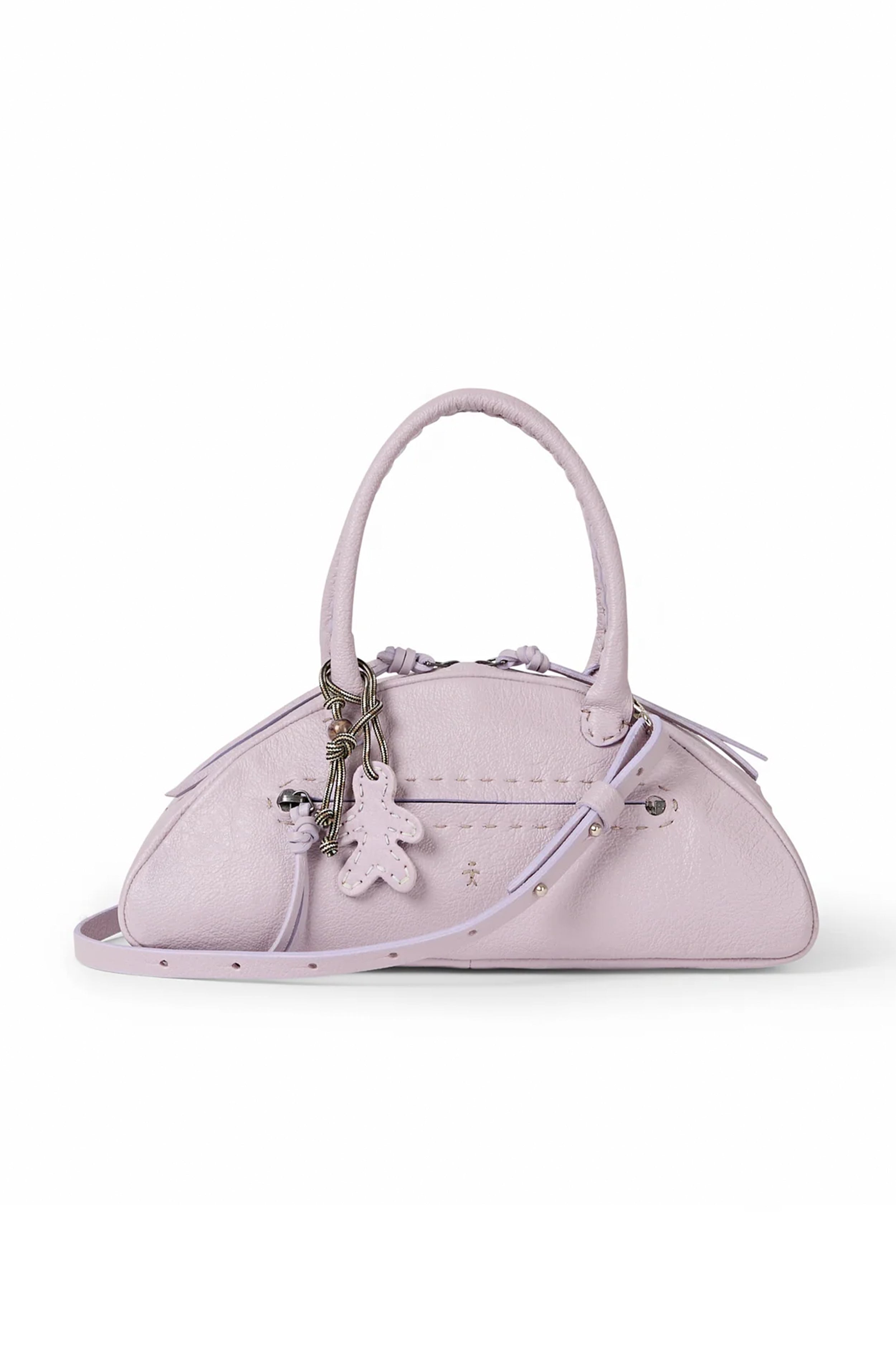 Paris Martellato Leather Bag in Glicine