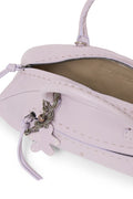 HENRY BEGUELIN Paris Martellato Leather Bag in Glicine