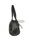 HENRY BEGUELIN Sacca Boa Intreccio Cesta Leather Bag in Laminato Bronzo