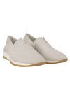 HENRY BEGUELIN Goat Suede Leather Shoe in Ghiaccio