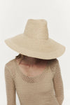 JANESSA LEONÉ Tinsley Wide Brim Hat in Natural