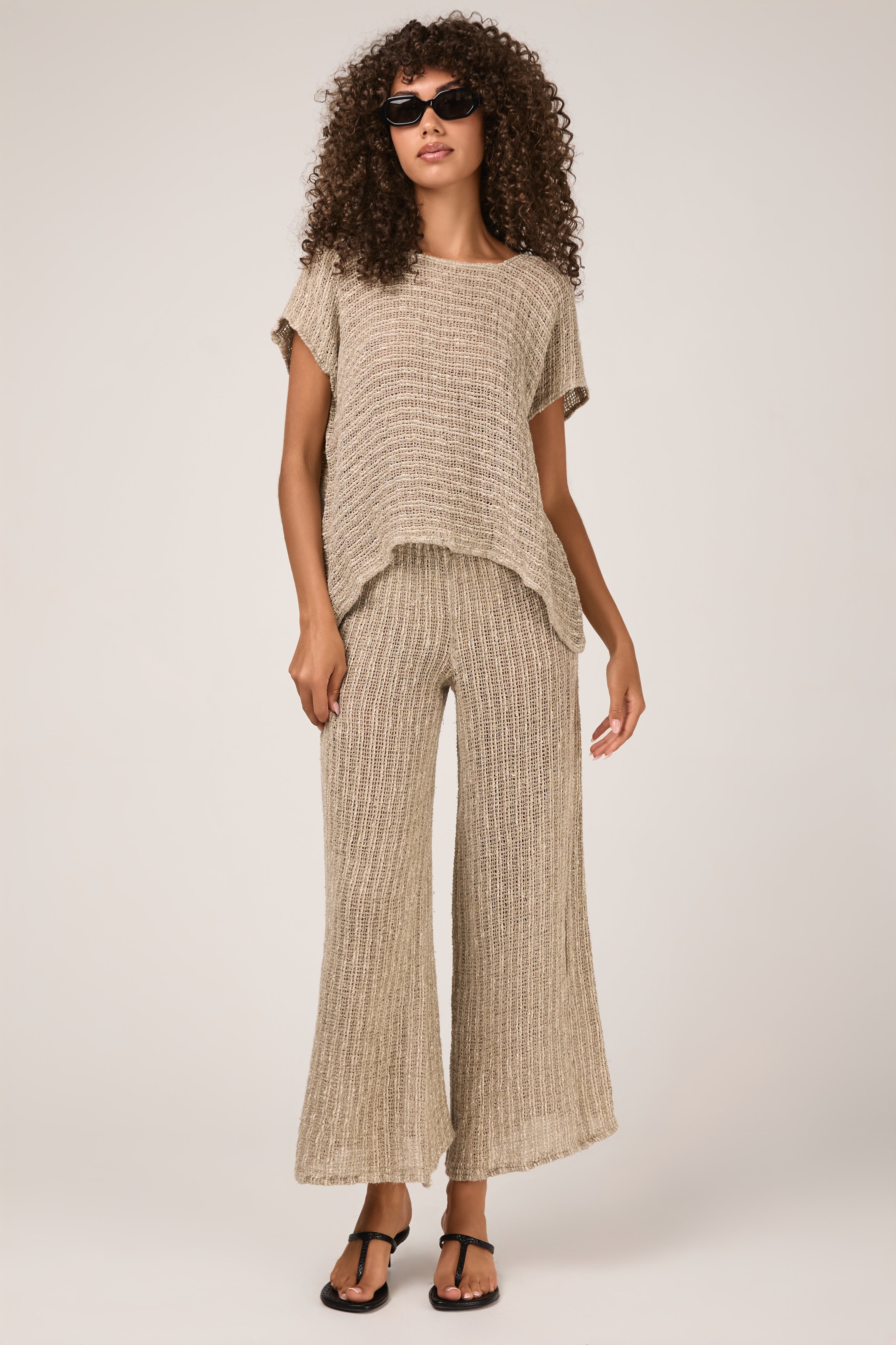 Pantalone Olmo Campagna Luxor Linen Pant in Naturale