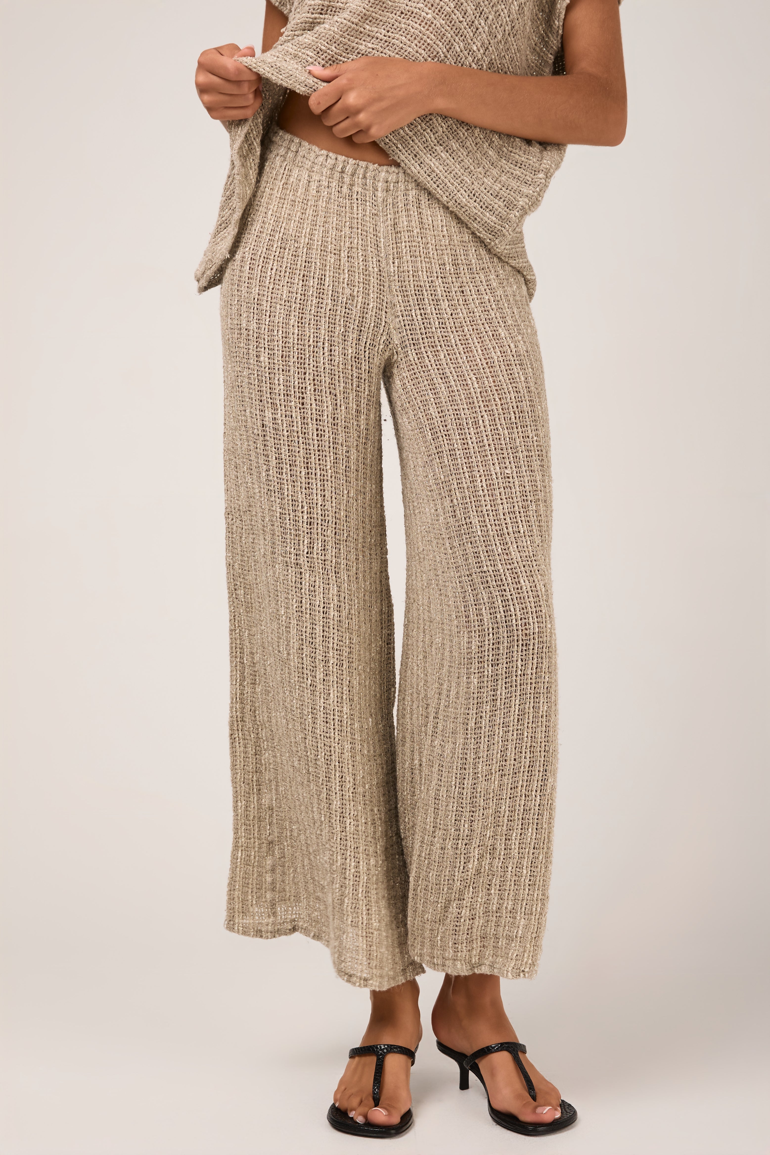Pantalone Olmo Campagna Luxor Linen Pant in Naturale