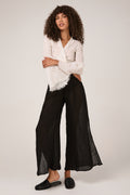 LA BOTTEGA DI BRUNELLA Garza Egitto Bolero Mango Top in Latte