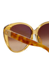 LINDA FARROW Katia Cat Eye Sunglasses in Saffron