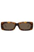 LINDA FARROW The Attico Mini Marfa Sunglasses in Tortoiseshell